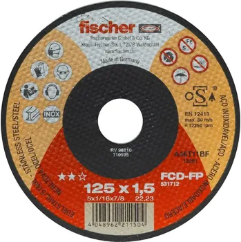 Řezný kotouč Řezný kotouč FCD-FP 125x1,5x22,2 Fischer