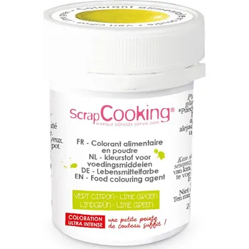 Potravinářské barvivo ScrapCooking Prachová barva SCRAP Cooking - 5 g LEMON GREEN
