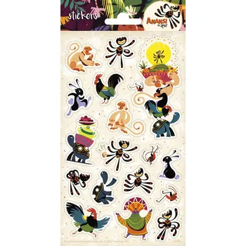 samolepka Samolepky-typ C /pavouk ANANSI/