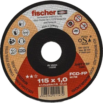 Řezný kotouč Řezný kotouč FCD-FP 115x1,0x22,2 Fischer