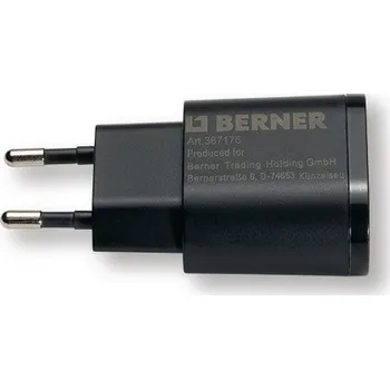 Stykač Berner nabíječka 230V/USB 5V 367176