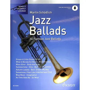 Jazz Ballads - 16 slavnch jazzovch balad pro trumpetu a klavr 1246841