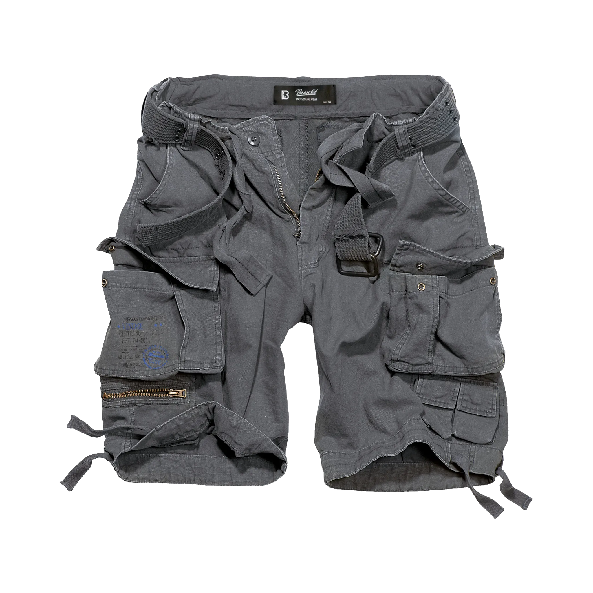 Fotografie 1 - Pánské kraťasy Brandit Savage Vintage 100156 antracit 3XL