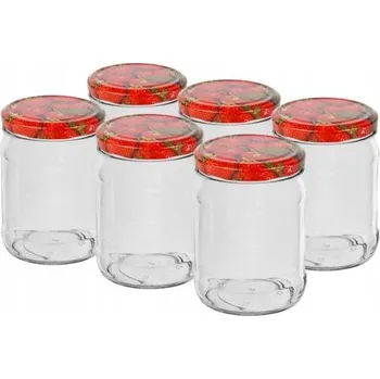 Zavařovací sklenice Browin Twist Off zavařovací sklenice s víčkem 6 ks 500 ml