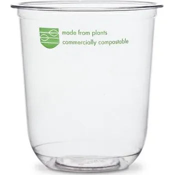 Jednorázové nádobí Vegware Polévková miska PLA 500ml Ø96mm 50ks