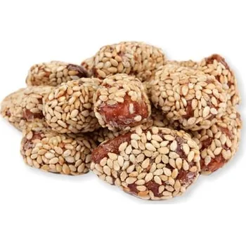 Mandle v karamelu obalené SEZAMEM