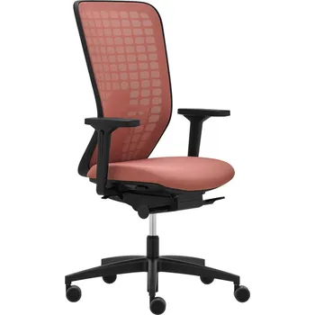 RIM kancelářská židle SPACE SP 1502 BARVA POTAHU SEDÁKU: TONAL 3206 šedá, PODRUČKY: bez područek, SÍŤ ZÁDOVÉ OPĚRKY: MESH TALE 494 černá