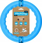 Collar PitchDog Ring 28 cm modrý