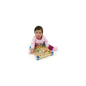 Hračka pro nejmenší Dřevěný motorický labyrint KULIČKY - HESS