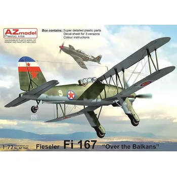Plastikový model 1/72 Fiesler Fi 167 'Over the Balkans' (3x camo)