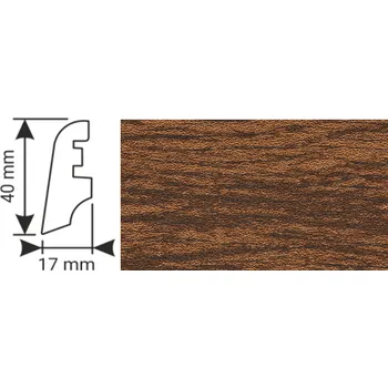 soklová lišta K - Produkt K-Produkt lišta KP40 13523 Dub hnědý