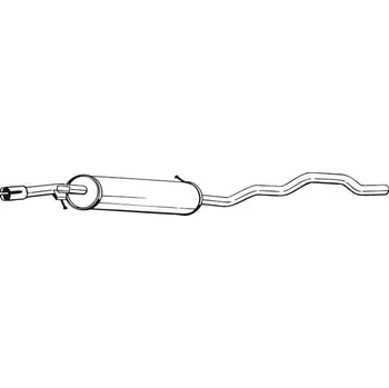Výfukový systém Střední tlumič výfuku BOSAL 285-515