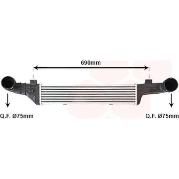 Chladič motoru Chladič turba VAN WEZEL 30004296