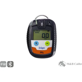 Zabezpečovací technika Jednoplynový detektor SO2 - oxid siřičitý, Bluetooth Pac 6500 Dräger