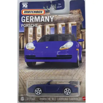 auto na autodráhu Matchbox Germany Porsche 911 Carrera Cabriolet