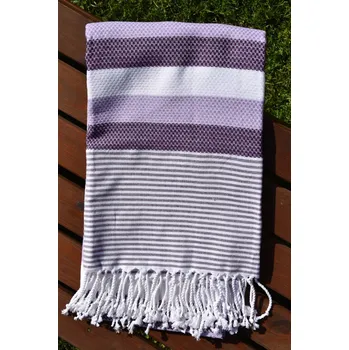 Peshtemal osuška Honeycomb Fialová