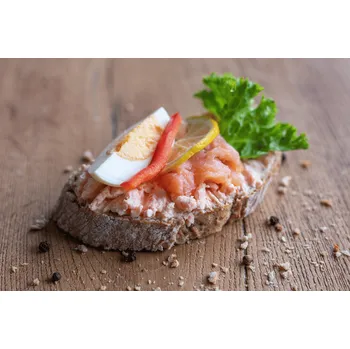 Hotové jídlo Dřevorubecký chléb - lososový