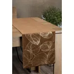 UBRUS BLINK 16 35X140 CM HNĚDÝ