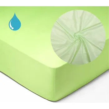 Prostěradlo Dětské prostěradlo nepromokavé Jersey světle zelené 60x120cm - 60x120 cm dětské jersey