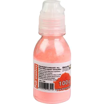 Přípravek na tvář Pudr oranžový fluorescenční 100g