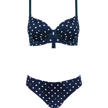 Oblečení a móda Dámské dvoudílné plavky S940GR7 Italian6 - Self 48E Modrá