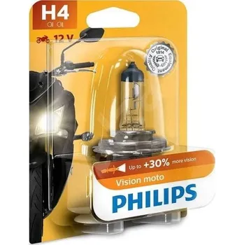 Autožárovka Žárovka PHILIPS H4 12V 60/55W P43t Moto Vision