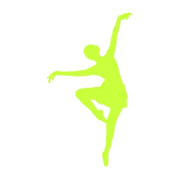 Samolepicí dekorace na vozidlo Baletka 008 levá (27 - limetová) SAMOLEPKA NA AUTO, NÁLEPKA, FÓLIE, POLEP, TUNING, VLASTNÍ TEXT, TISK, AUTOSAMOLEPKY.cz, POLEPY, OBRÁZEK, LOGO, 3D STICKERS