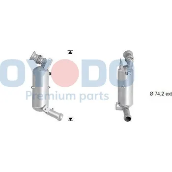 Filtr do auta Filtr sazových částic, výfukový systém, 20N0111-OYO