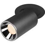 BIG WHITE (SLV) NUMINOS PROJECTOR M stropní zápustné svítidlo, 2700 K, 55d, válcové, černé/chrom 1006983