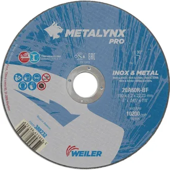 Řezný kotouč WEILER RPI - M&I PRO 150 x 1,2 mm - řezný kotouč