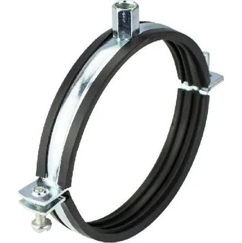 Dvoušroubová objímka MASIV 320 - 326 mm, M12 / M16 / 1/2", s tlumící vložkou, pozinkovaná