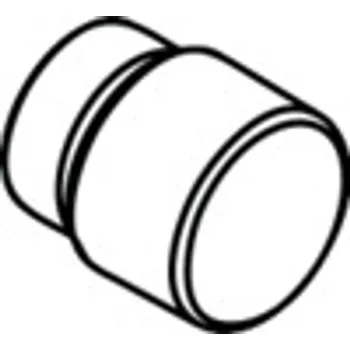 Hansgrohe Knoflík přepínače, černá mat 98795670