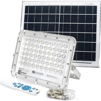 Dekorativní svítidlo Syntron LED solární reflektor HA-100W s dálkovým ovládáním