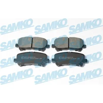 Brzdová destička Sada brzdových destiček, kotoučová brzda SAMKO 5SP2242