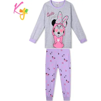 Chlapecké pyžamo Dívčí pyžamo - KUGO KP9972, šedá / fialková Barva: Šedá, Velikost: 110