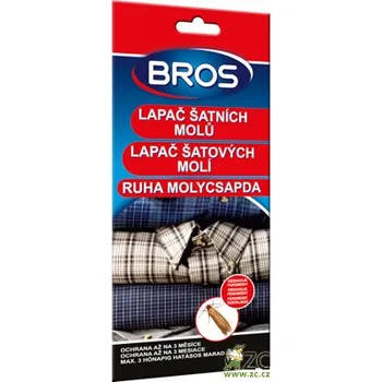 Přípravek proti hmyzu Bros - závěsný háček proti šatním molům s vůní levandule