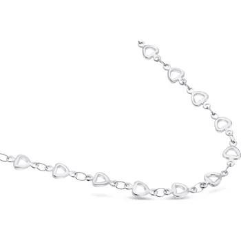 Řetízek Ellami TOKIO 1850 Řetízek složený ze srdíček s průřezy Ellami