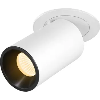 Bodové svítidlo BIG WHITE (SLV) NUMINOS PROJECTOR M stropní zápustné svítidlo, 3000 K, 20d, válcové, bílé/černé 1007002