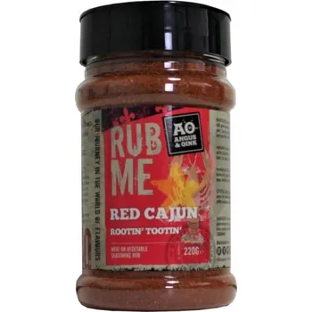 Koření BBQ koření Rub Me Red Cajun 220g Angus&Oink
