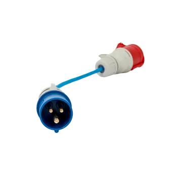 Adaptér Gemini flex 22kW na CEE (modrý malý 3pin konektor) 16A pro go-e Charger