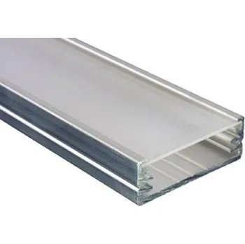 LED lišta AL lišta U15 ZAS - 1m a 2m hliníková lišta povrchová, dodáváme s nasouvacím plexi difuzorem Provedení: 2m hliníková lišta