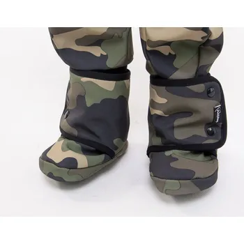 Capáčky Kulišárny Softshellové capáčky barefoot s microfleece ARMY VELIKOST: 4 délka stélky: 14cm