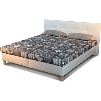 Postel Dvojlůžko DONA 160 nebo 180x200 cm, s úložným prostorem, český výrobek