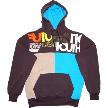 Pánská mikina FUTURISTIC YOUTH pánská mikina silná bavlněná typ3 - S - Dalef S