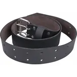 EXTOL PREMIUM Opasek kožený černý, š.4,5cm x d.122cm, kovová přezka