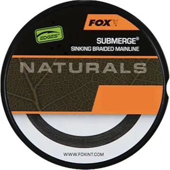 FOX - Splétaná šňůra Naturals Submerge Braid 600 m 0,25 mm 45 lb