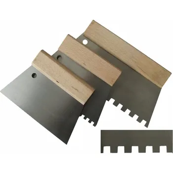 Malířská stěrka Stěrka ocelová zubatá E4 250 mm