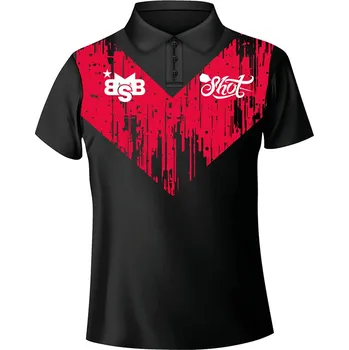 Pánské tričko Tričko s límečkem Shot Michael Smith Player Shirt Velikost: XXXXL