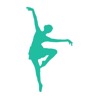 Samolepicí dekorace na vozidlo Baletka 008 pravá (25 - tyrkysová) SAMOLEPKA NA AUTO, NÁLEPKA, FÓLIE, POLEP, TUNING, VLASTNÍ TEXT, TISK, AUTOSAMOLEPKY.cz, POLEPY, OBRÁZEK, LOGO, 3D STICKERS