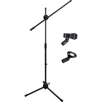 Veles-X 2 Mic Clips Boom Arm Tripod Microphone Stand